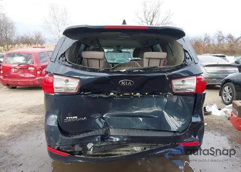 2017 Kia Sedona Lx from USA, damaged, VIN KNDMB5C13H6300900